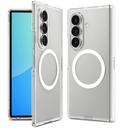 MagSafe-deksel for Samsung Galaxy Z Fold8 Ultra F976, Spigen, Ultra Hybrid Pro, Transparent hvit ACS11506