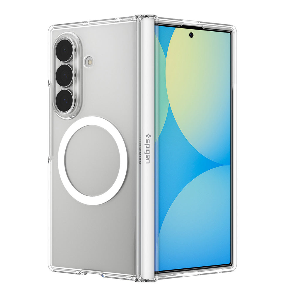 MagSafe-deksel for Samsung Galaxy Z Fold8 Ultra F976, Spigen, Ultra Hybrid Pro, Transparent hvit ACS11506