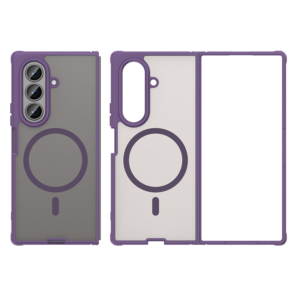 MagSafe-deksel for Samsung Galaxy Z Fold8 Ultra F976, Techsuit, HaloFrost II, Lilla