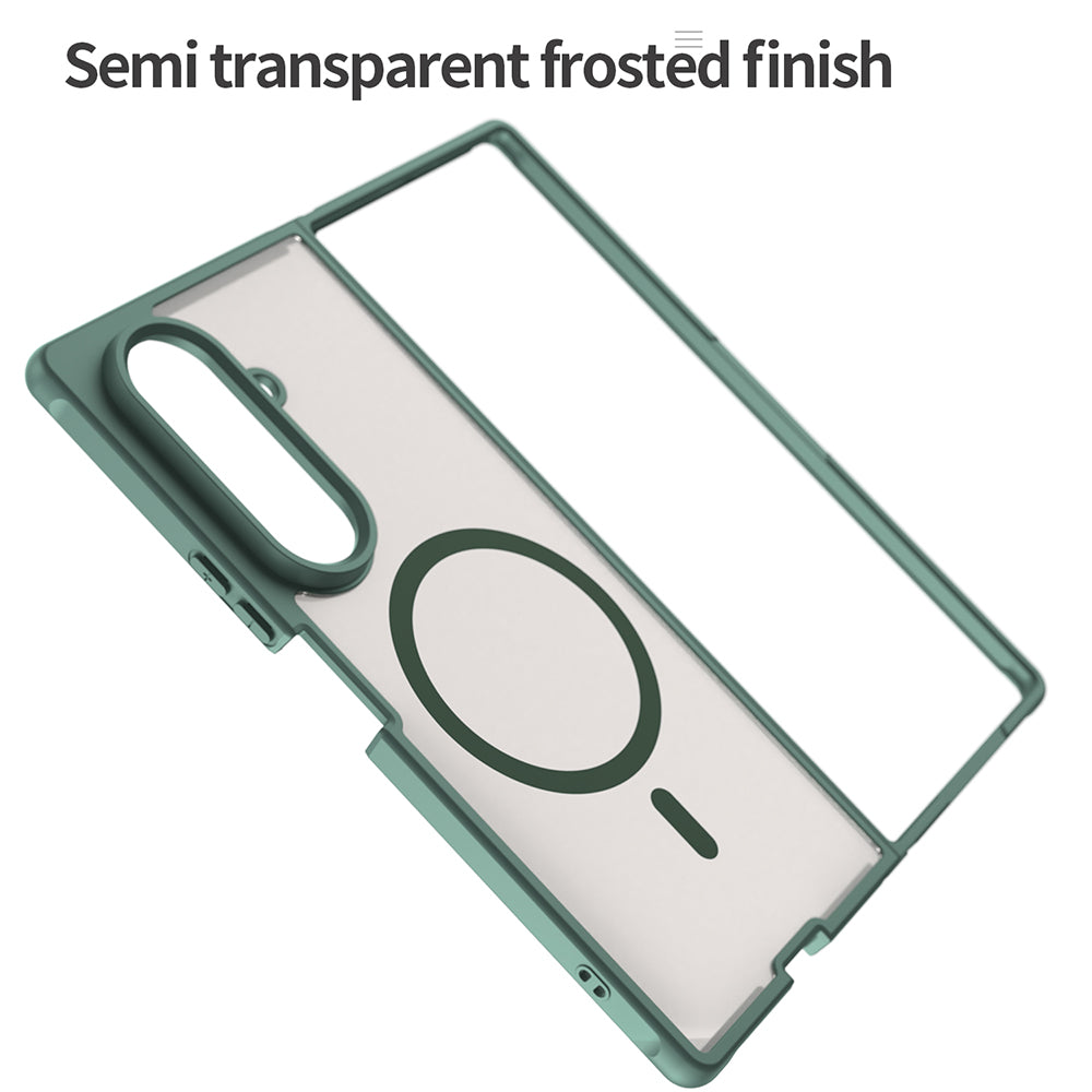 MagSafe-deksel for Samsung Galaxy Z Fold8 Ultra F976, Techsuit, HaloFrost II, Grønn