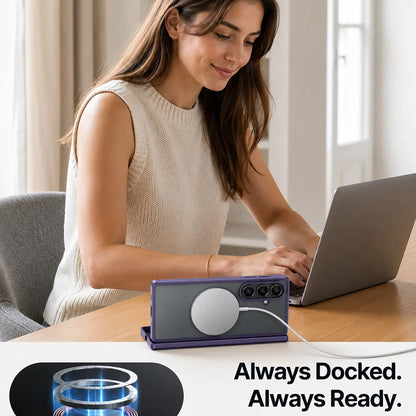 MagSafe-deksel for Samsung Galaxy Z Fold8 Ultra F976, Torras, Guardian, Mørk lilla