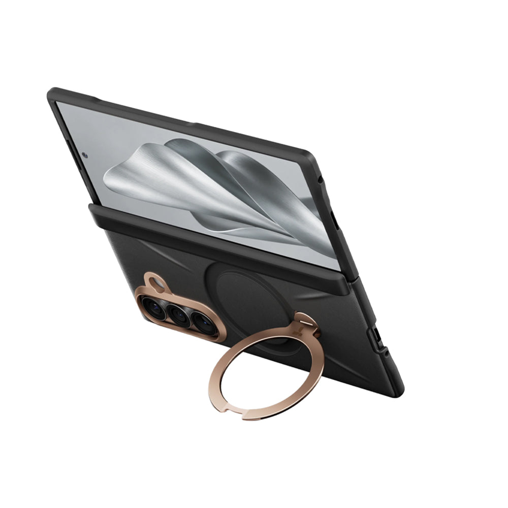 MagSafe-deksel for Samsung Galaxy Z Fold8 Ultra F976, Torras, QPRO Leather, svart