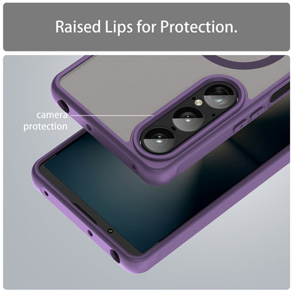 MagSafe-deksel for Sony Xperia 1 VII, Techsuit, HaloFrost II, Lilla