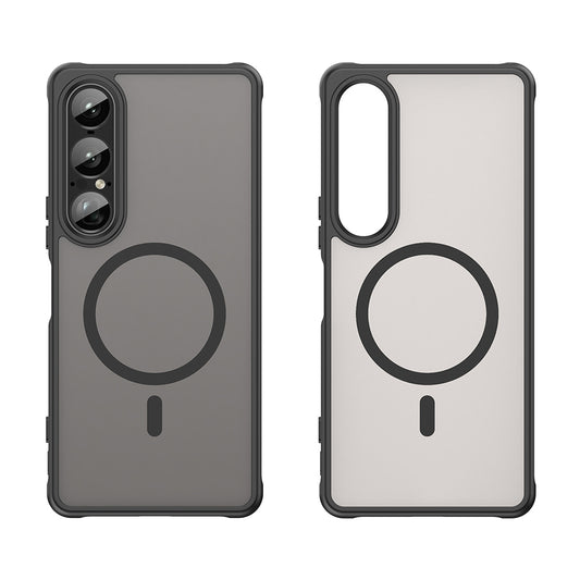 MagSafe-deksel for Sony Xperia 1 VII, Techsuit, HaloFrost II, Svart