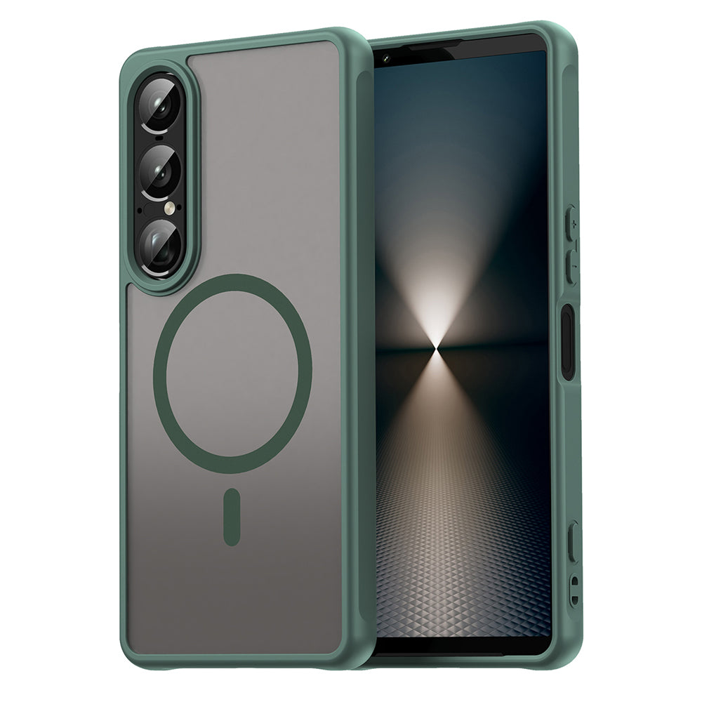MagSafe-deksel for Sony Xperia 1 VII, Techsuit, HaloFrost II, Grønn
