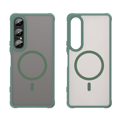 MagSafe-deksel for Sony Xperia 1 VII, Techsuit, HaloFrost II, Grønn