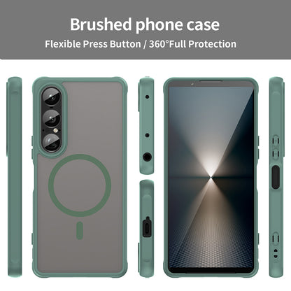 MagSafe-deksel for Sony Xperia 1 VII, Techsuit, HaloFrost II, Grønn
