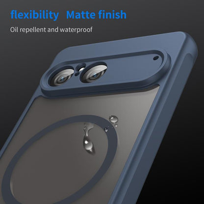 MagSafe-deksel for Sony Xperia 10 VII, Techsuit, HaloFrost II, Marineblå