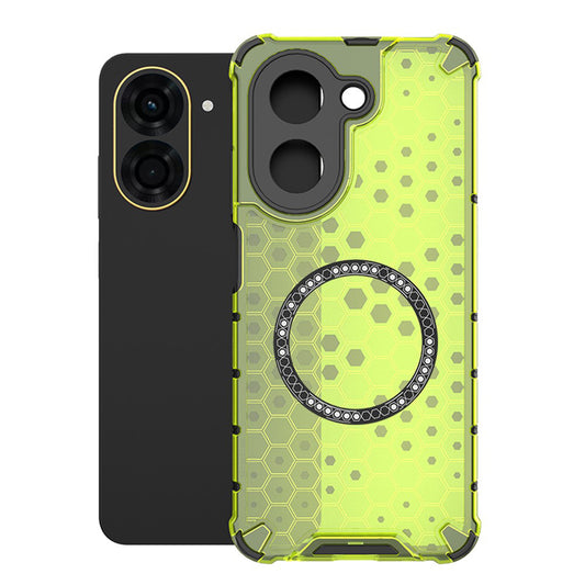 MagSafe-deksel for Xiaomi Redmi A5 4G (Regional), Techsuit, HoneyComb Shield, Grønn