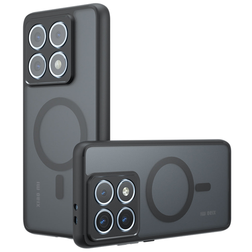 MagSafe-deksel for Xiaomi 14T Pro, Techsuit, PureFrost, svart