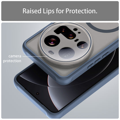 MagSafe-deksel for Xiaomi 15 Ultra, Techsuit, HaloFrost II, Marineblå