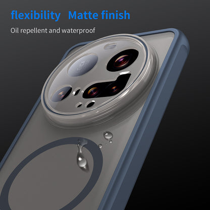 MagSafe-deksel for Xiaomi 15 Ultra, Techsuit, HaloFrost II, Marineblå
