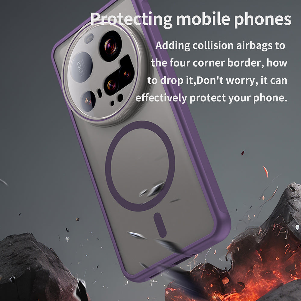 MagSafe-deksel for Xiaomi 15 Ultra, Techsuit, HaloFrost II, Lilla