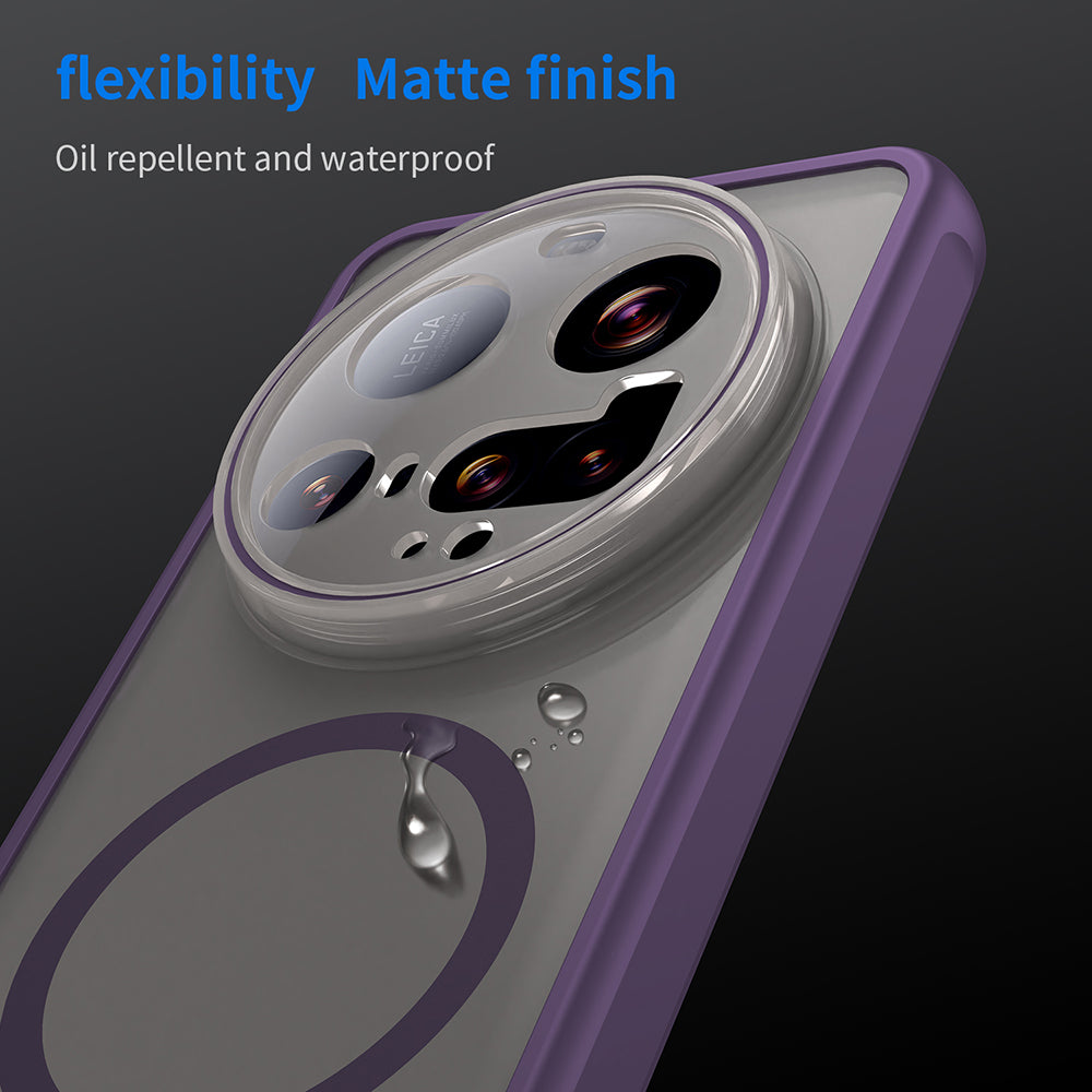 MagSafe-deksel for Xiaomi 15 Ultra, Techsuit, HaloFrost II, Lilla