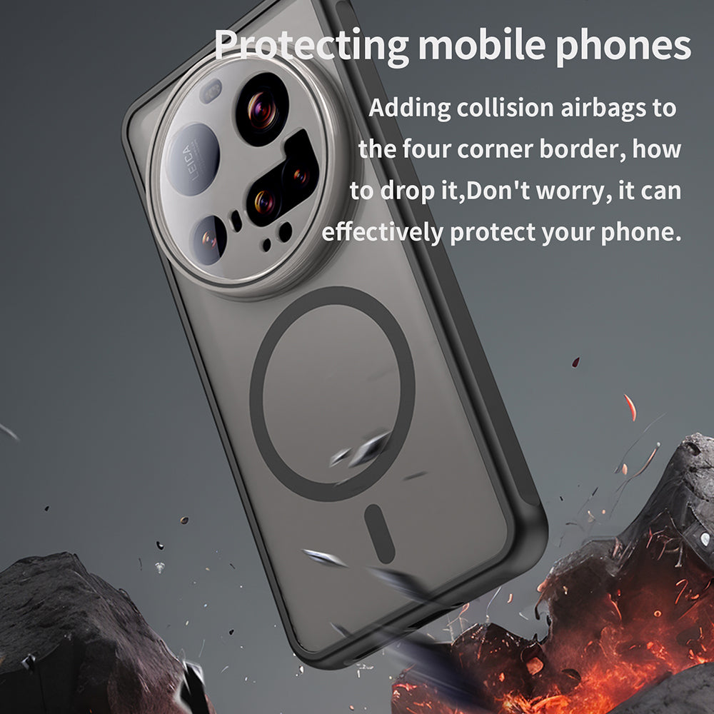 MagSafe-deksel for Xiaomi 15 Ultra, Techsuit, HaloFrost II, Svart
