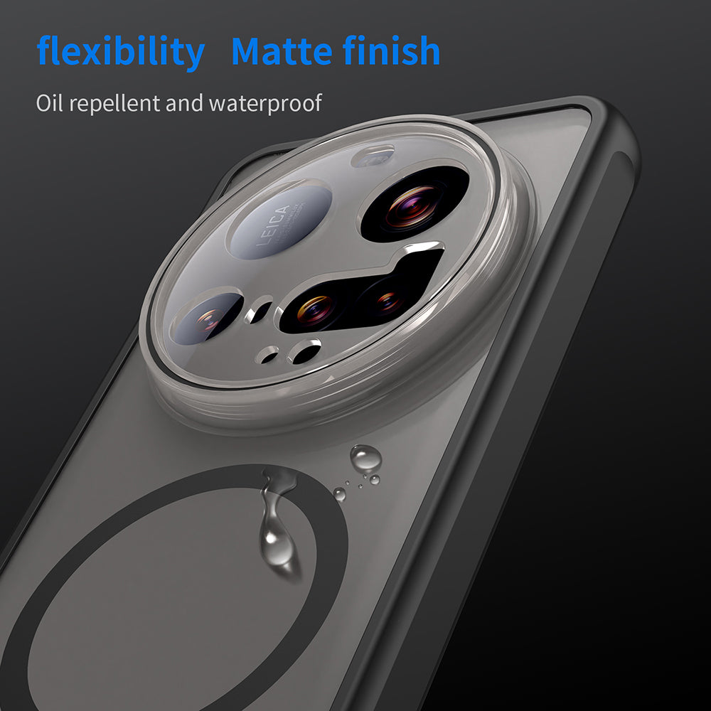 MagSafe-deksel for Xiaomi 15 Ultra, Techsuit, HaloFrost II, Svart