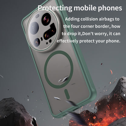 MagSafe-deksel for Xiaomi 15 Ultra, Techsuit, HaloFrost II, Grønn