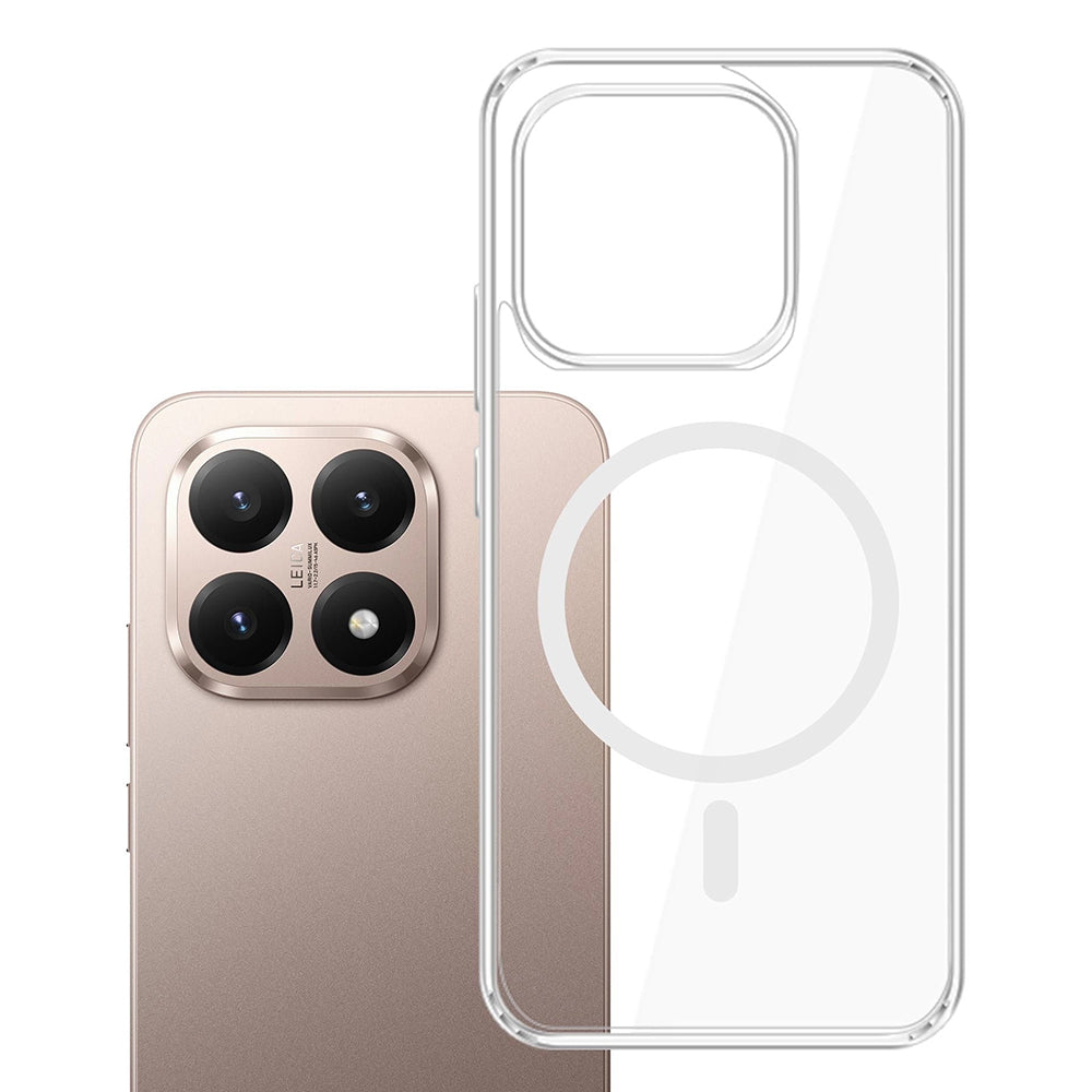 MagSafe-deksel for Xiaomi 15T, 3MK, Armor MagCase, Gjennomsiktig