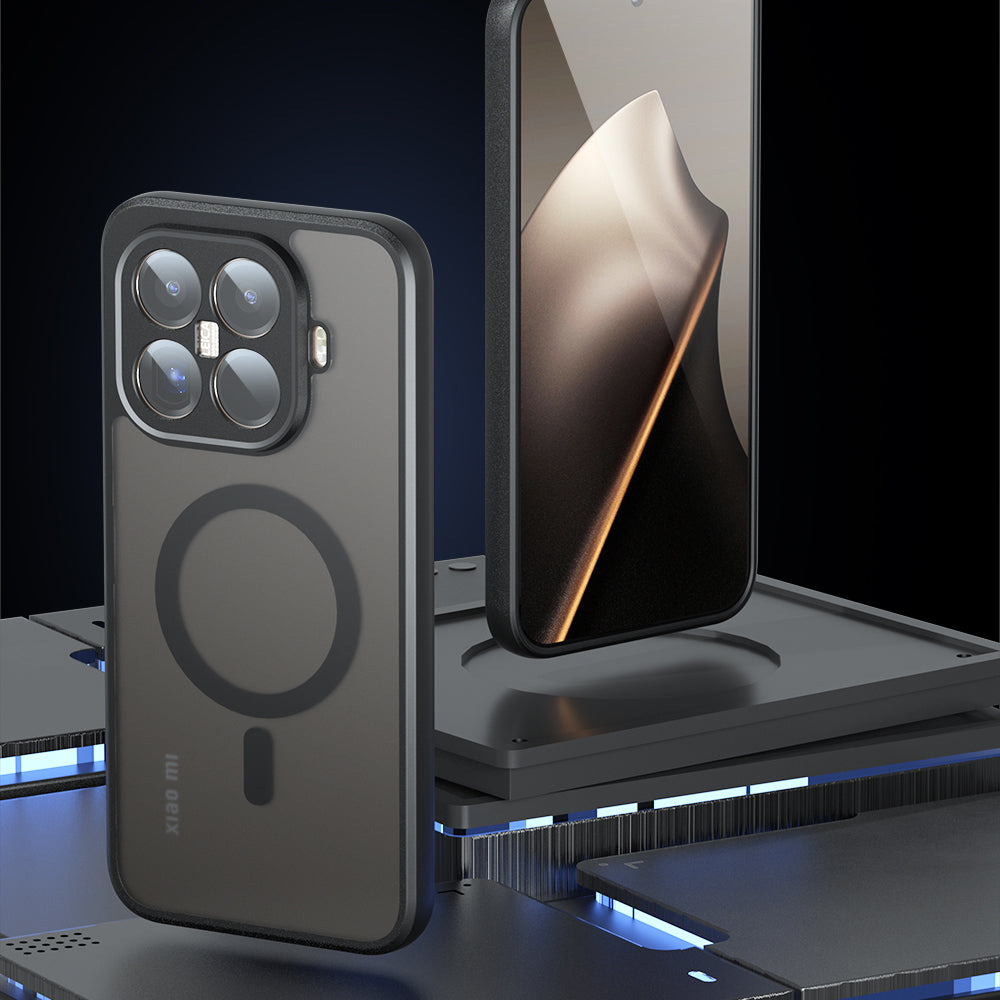 MagSafe-deksel for Xiaomi 15T Pro, Techsuit, PureFrost, Satinert Svart