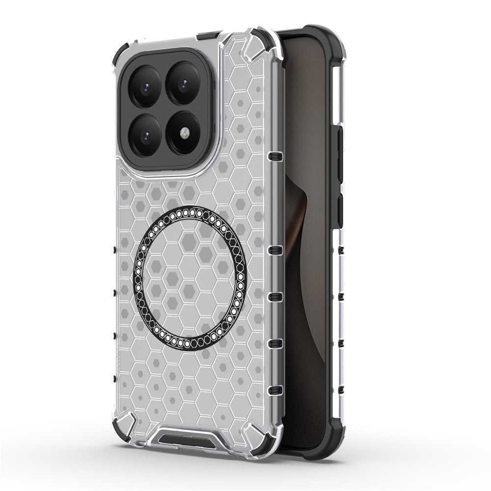 MagSafe deksel for Xiaomi 15T, Techsuit, HoneyComb Shield, Hvit