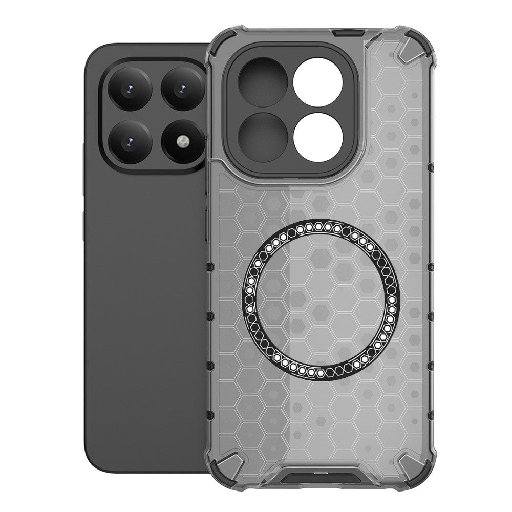 MagSafe-deksel for Xiaomi 15T, Techsuit, HoneyComb Shield, Svart