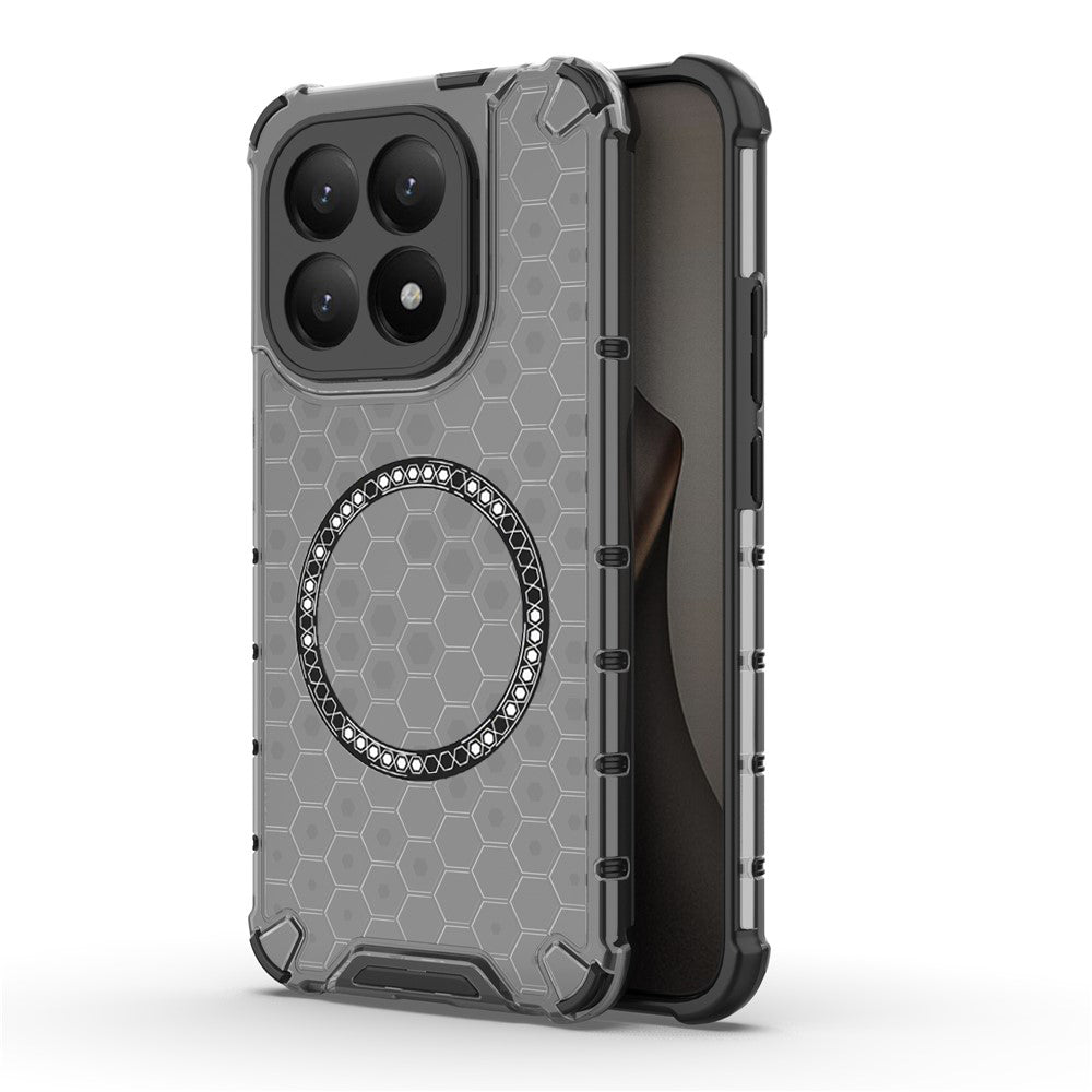 MagSafe-deksel for Xiaomi 15T, Techsuit, HoneyComb Shield, Svart