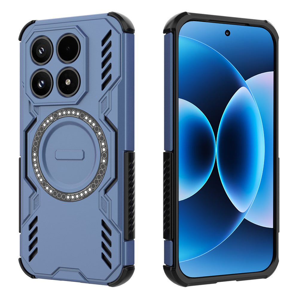 MagSafe-deksel for Xiaomi 17, Techsuit, ArmorMag, Blå