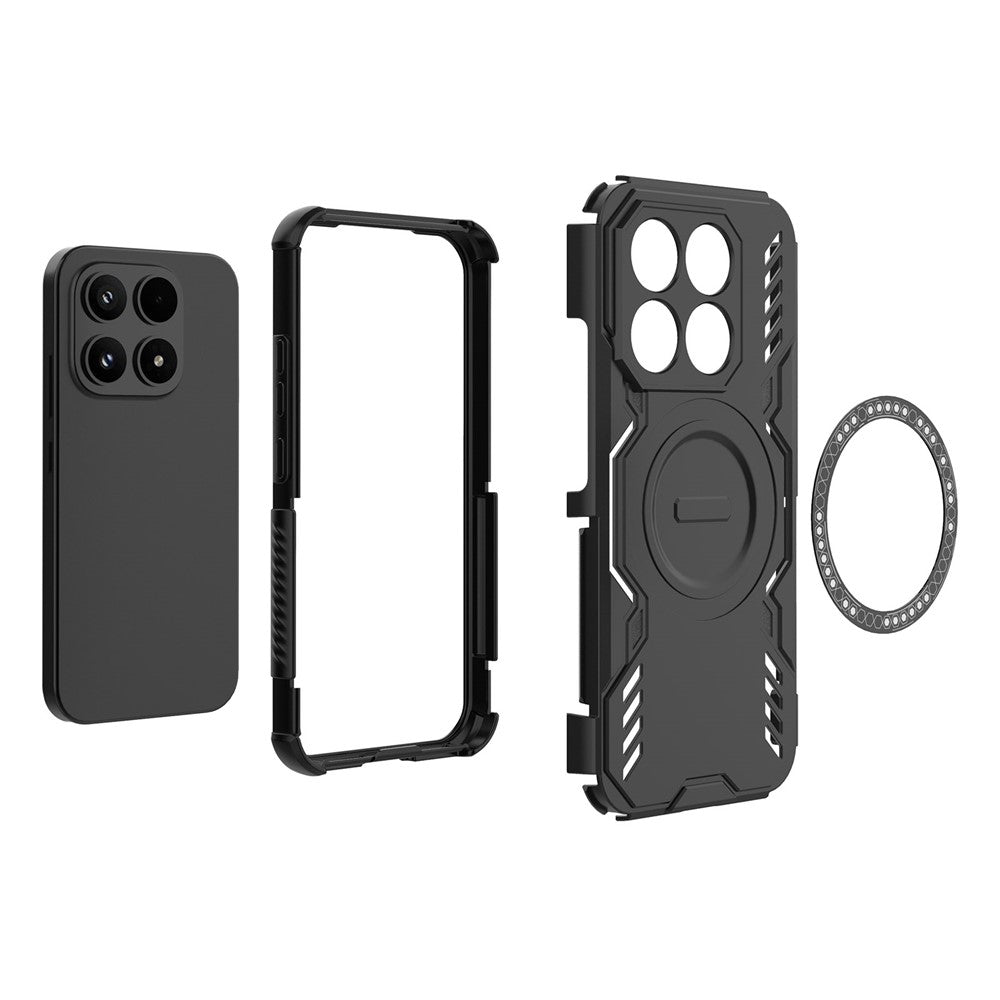 MagSafe-deksel for Xiaomi 17, Techsuit, ArmorMag, Blå