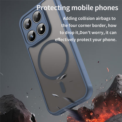MagSafe-deksel for Xiaomi 17, Techsuit, HaloFrost II, Marineblå