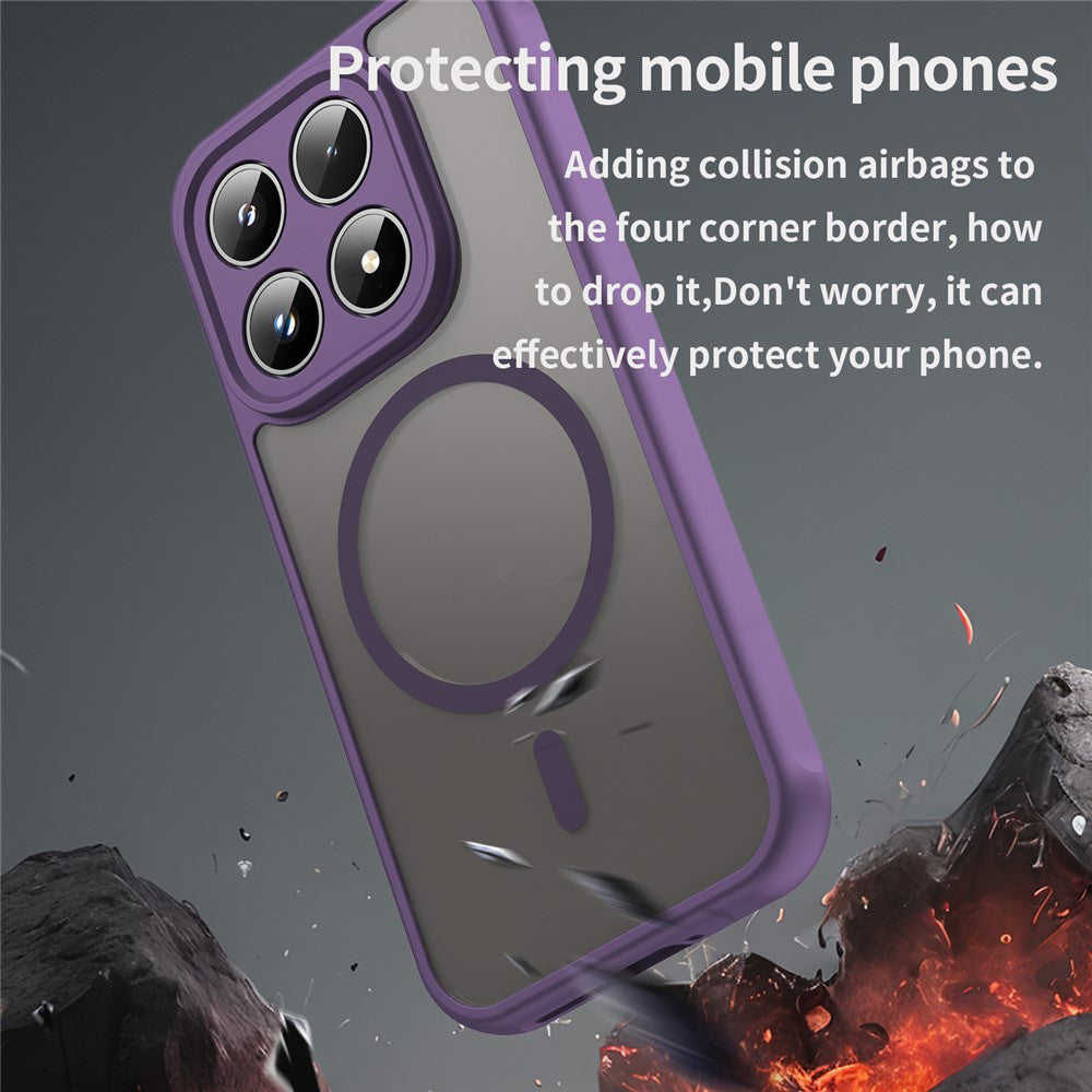 MagSafe-deksel for Xiaomi 17, Techsuit, HaloFrost II, Lilla
