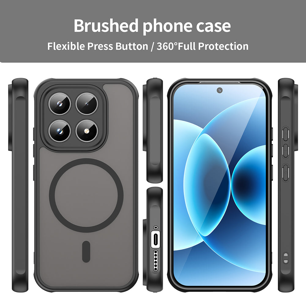 MagSafe-deksel for Xiaomi 17, Techsuit, HaloFrost II, Svart
