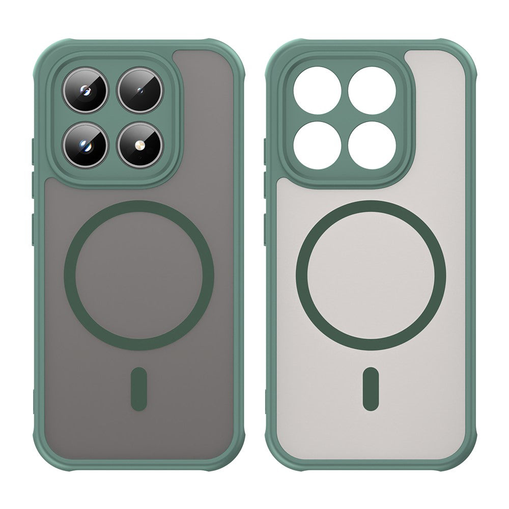 MagSafe-deksel for Xiaomi 17, Techsuit, HaloFrost II, Grønn