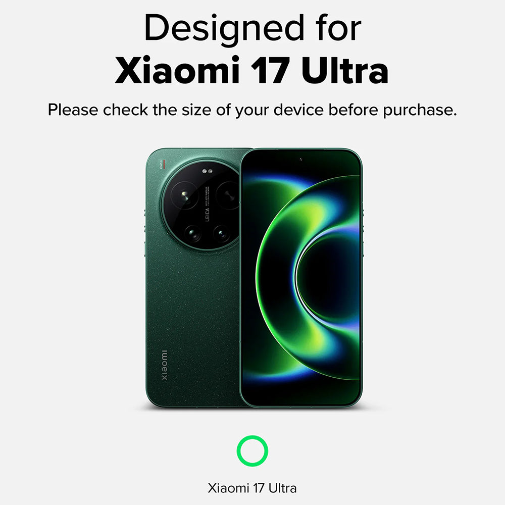 MagSafe-deksel for Xiaomi 17 Ultra, Ringke, Fusion X, svart