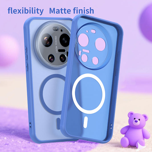 MagSafe-deksel for Xiaomi 17 Ultra, Techsuit, HaloFrost II, Blå