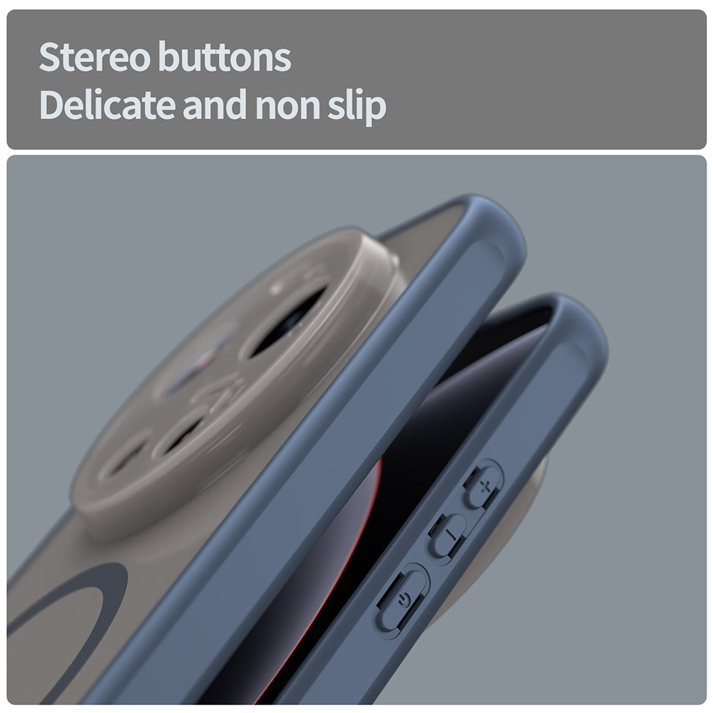 MagSafe-deksel for Xiaomi 17 Ultra, Techsuit, HaloFrost II, Marineblå