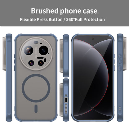 MagSafe-deksel for Xiaomi 17 Ultra, Techsuit, HaloFrost II, Marineblå