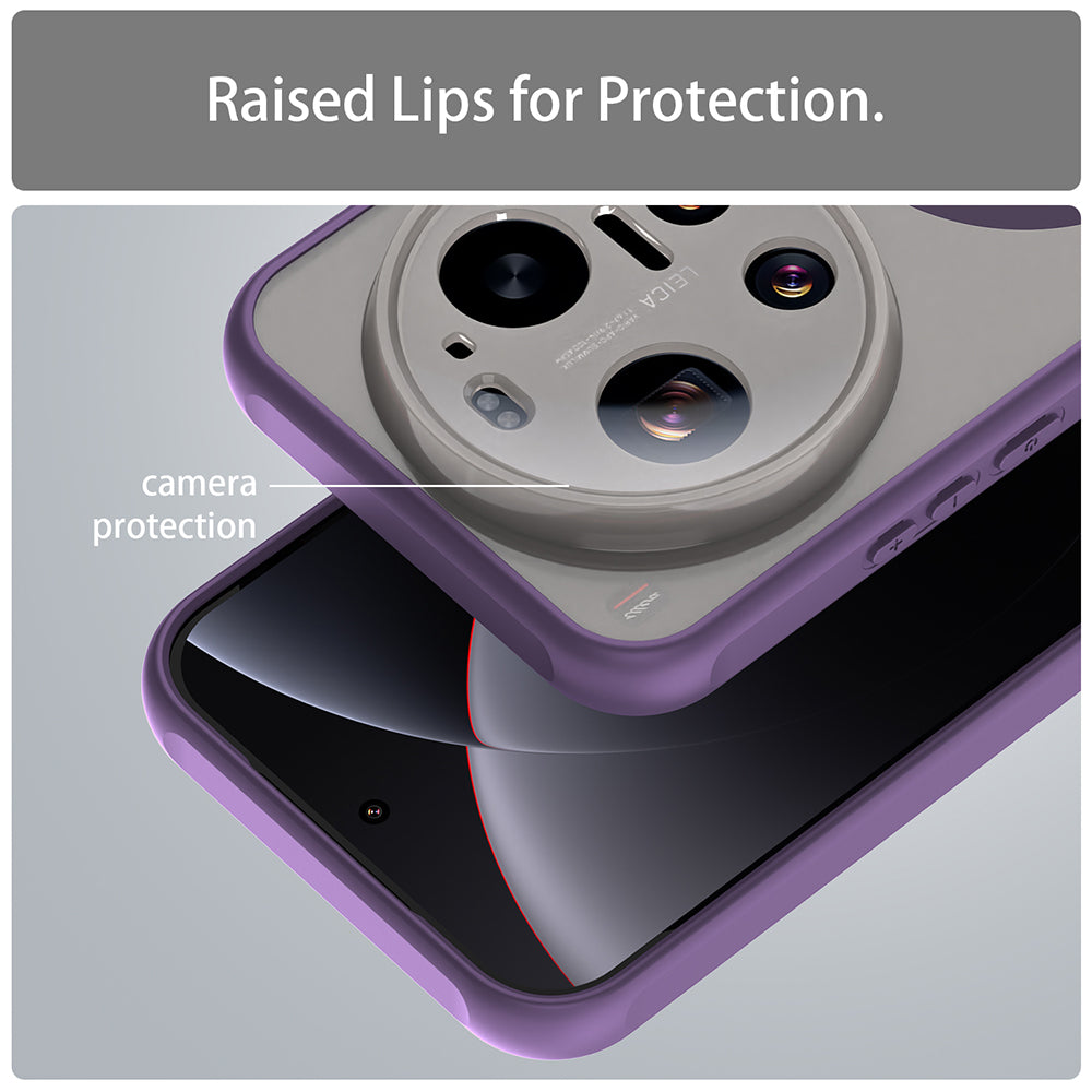 MagSafe-deksel for Xiaomi 17 Ultra, Techsuit, HaloFrost II, Lilla