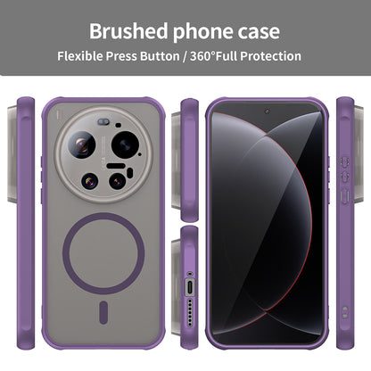 MagSafe-deksel for Xiaomi 17 Ultra, Techsuit, HaloFrost II, Lilla