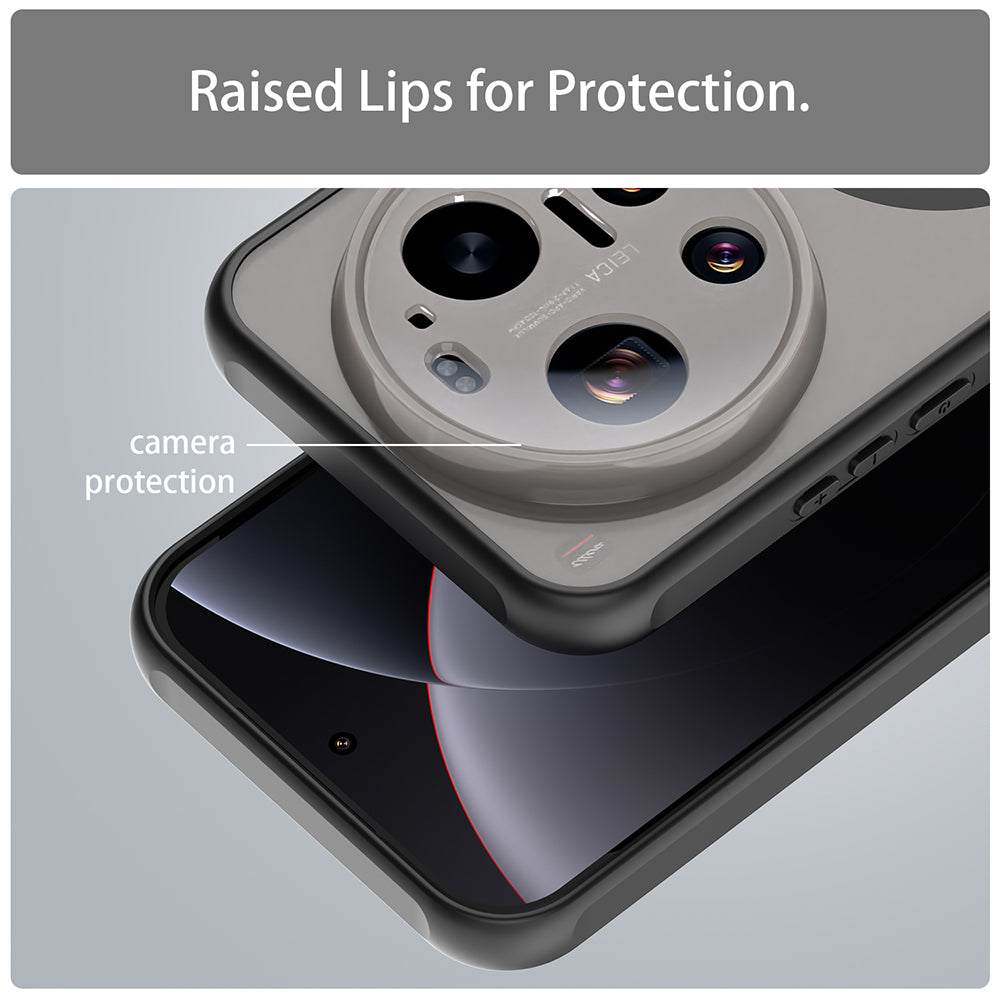 MagSafe-deksel for Xiaomi 17 Ultra, Techsuit, HaloFrost II, Svart