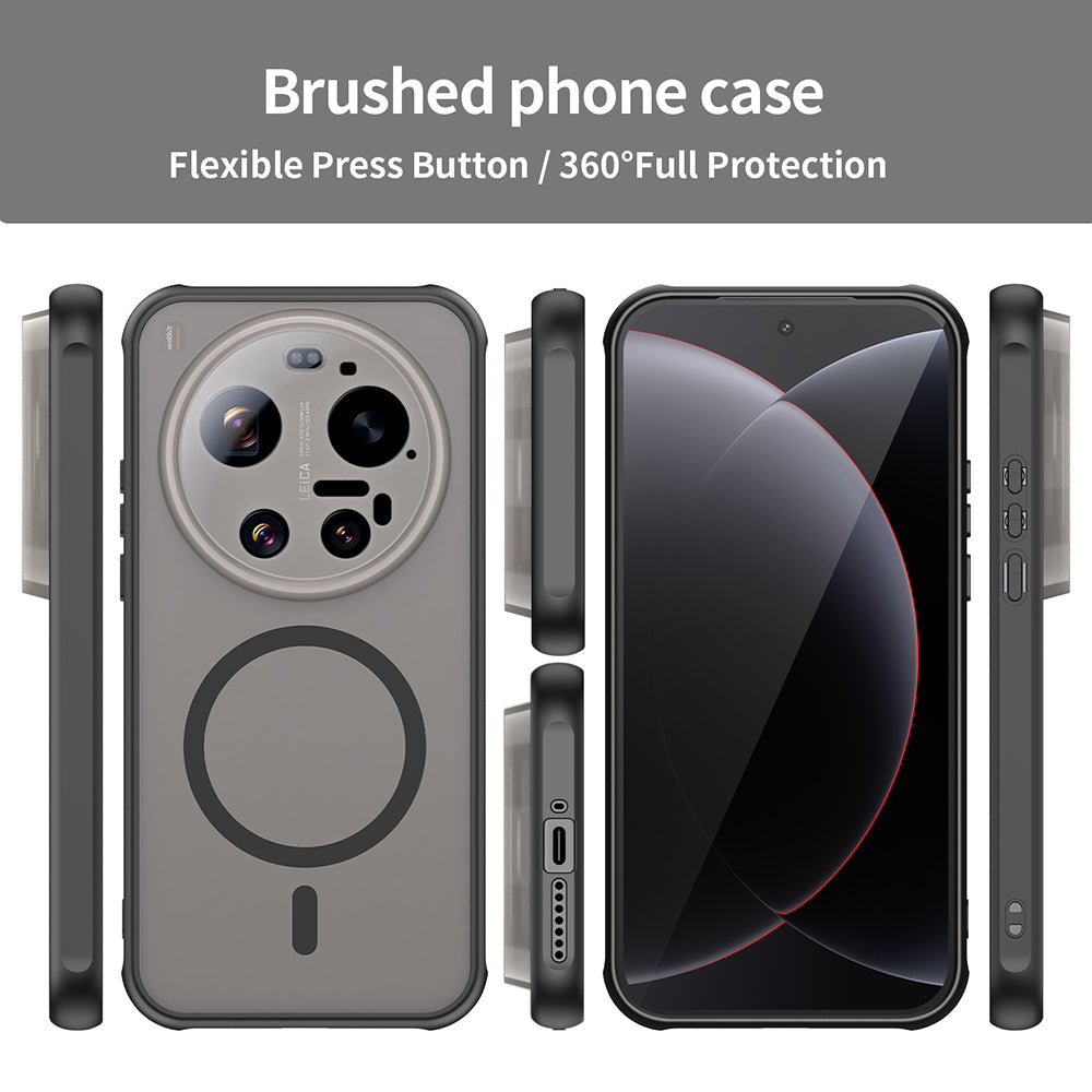 MagSafe-deksel for Xiaomi 17 Ultra, Techsuit, HaloFrost II, Svart