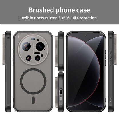 MagSafe-deksel for Xiaomi 17 Ultra, Techsuit, HaloFrost II, Svart