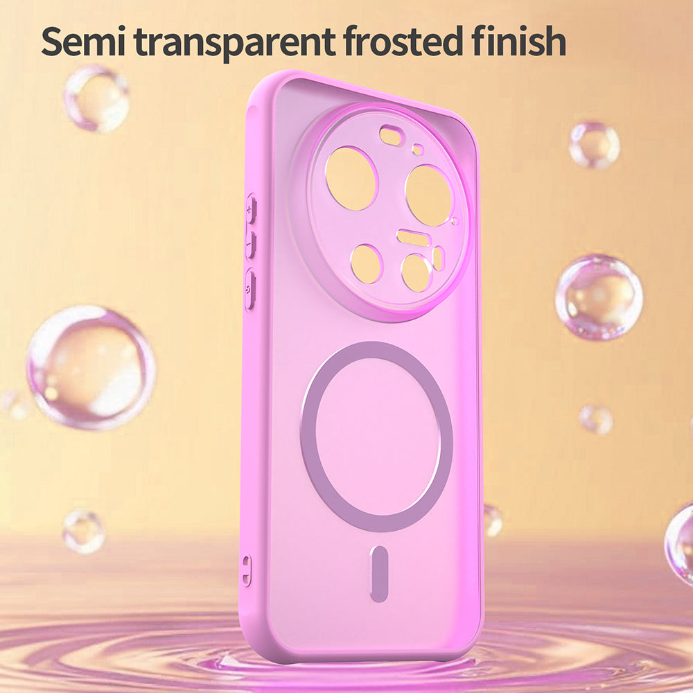 MagSafe-deksel for Xiaomi 17 Ultra, Techsuit, HaloFrost II, Rosa