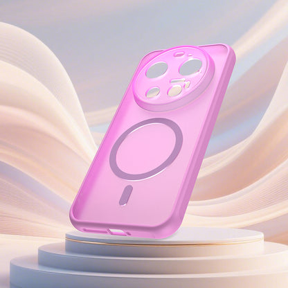 MagSafe-deksel for Xiaomi 17 Ultra, Techsuit, HaloFrost II, Rosa