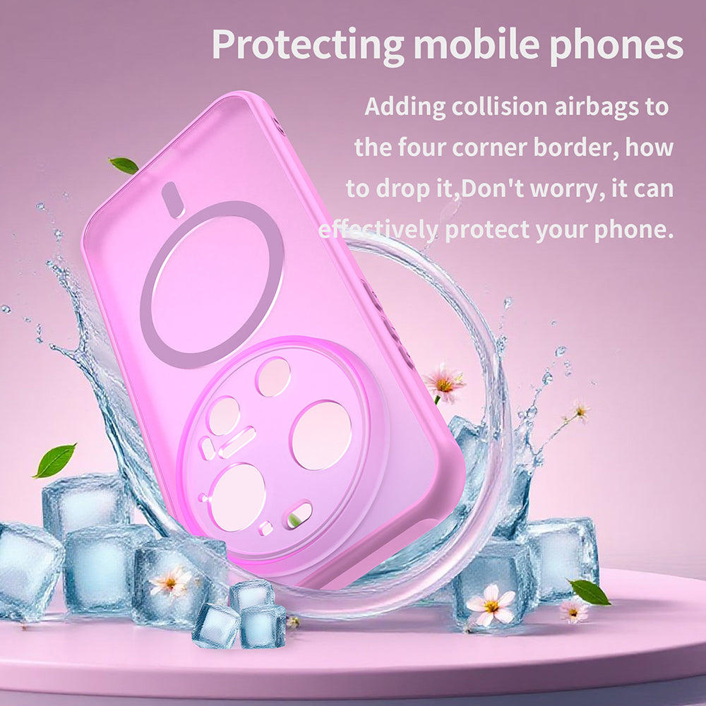 MagSafe-deksel for Xiaomi 17 Ultra, Techsuit, HaloFrost II, Rosa