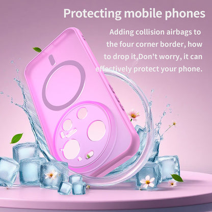 MagSafe-deksel for Xiaomi 17 Ultra, Techsuit, HaloFrost II, Rosa