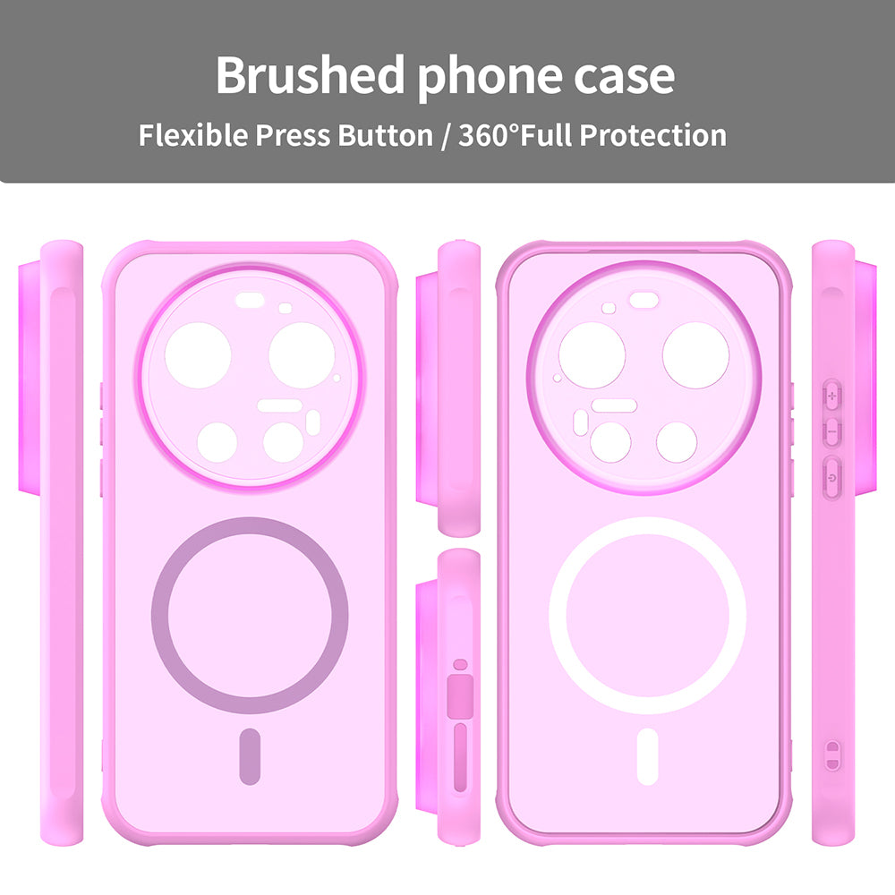 MagSafe-deksel for Xiaomi 17 Ultra, Techsuit, HaloFrost II, Rosa