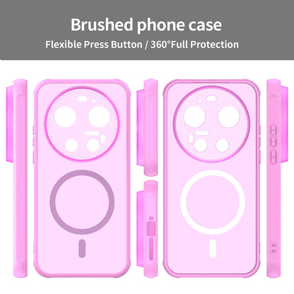 MagSafe-deksel for Xiaomi 17 Ultra, Techsuit, HaloFrost II, Rosa