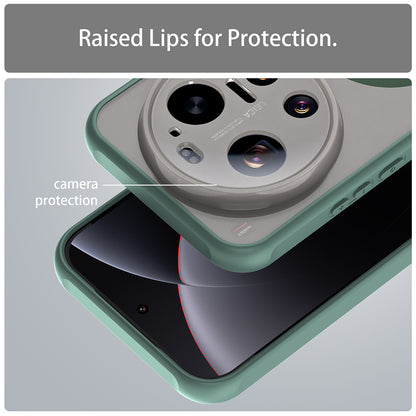 MagSafe-deksel for Xiaomi 17 Ultra, Techsuit, HaloFrost II, Grønn