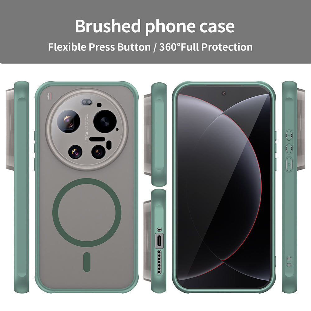 MagSafe-deksel for Xiaomi 17 Ultra, Techsuit, HaloFrost II, Grønn