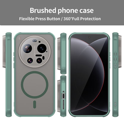 MagSafe-deksel for Xiaomi 17 Ultra, Techsuit, HaloFrost II, Grønn